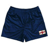 England Country Heritage Flag Rugby Shorts Made In USA by Rugby Shorts