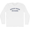 Estados Unidos Mexicanos Adult Cotton Long Sleeve T-shirt by Tribe Lacrosse