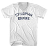 Ethiopian Empire Adult Cotton V-neck T-shirt by Tribe Lacrosse