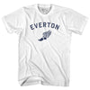 Everton Running Track Winged Foot-Adult Cotton T-shirt by Tribe Lacrosse