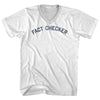 Fact Checker Adult Cotton V-neck T-shirt by Tribe Lacrosse