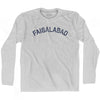 Faisalabad Vintage City Adult Cotton Long Sleeve T-shirt by Ultras