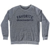 Favorite Granddaughter Adult  Tri-Blend Sweatshirt by Tribe Lacrosse
