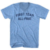 First Team All-Frat Adult Tri-Blend V-neck T-shirt by Tribe Lacrosse