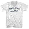 First Team All-Frat Adult Cotton V-neck T-shirt by Tribe Lacrosse