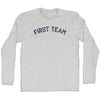 First Team Adult Cotton Long Sleeve T-shirt by Tribe Lacrosse