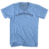 Flabbergasted Adult Tri-Blend V-neck T-shirt by Tribe Lacrosse