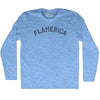 Flamerica Adult Tri-Blend Long Sleeve T-shirt by Tribe Lacrosse