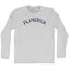 Flamerica Adult Cotton Long Sleeve T-shirt by Tribe Lacrosse