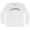 Flamerica Adult Cotton Long Sleeve T-shirt by Tribe Lacrosse