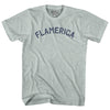 Flamerica Adult Tri-Blend T-shirt by Tribe Lacrosse