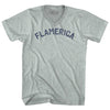 Flamerica Adult Tri-Blend V-neck T-shirt by Tribe Lacrosse