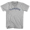 Flamerica Adult Cotton V-neck T-shirt by Tribe Lacrosse