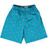 Flamingo Aqua Shorts Lacrosse Shorts Made In USA by Tribe Lacrosse