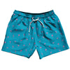 Flamingo Aqua Shorts 5" Swim Shorts Made in USA by Tribe Lacrosse