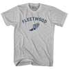 Fleetwood Running Track Winged Foot-Adult Cotton T-shirt by Tribe Lacrosse