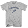 Fleetwood Running Track Winged Foot-Adult Cotton T-shirt by Tribe Lacrosse