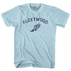 Fleetwood Running Track Winged Foot-Adult Cotton T-shirt by Tribe Lacrosse