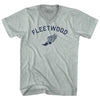 Fleetwood Running Track Winged Foot-Adult Tri-Blend V-neck T-shirt by Tribe Lacrosse