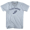 Fleetwood Running Track Winged Foot-Adult Tri-Blend V-neck T-shirt by Tribe Lacrosse