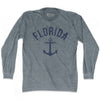 Florida State Anchor Home Tri-Blend Adult Long Sleeve T-shirt