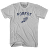 Forest Running Track Winged Foot-Adult Cotton T-shirt by Tribe Lacrosse
