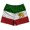 Free Iran Country Heritage Flag Rugby Shorts Made In USA by Tribe Lacrosse
