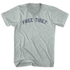 Free Tibet Adult Tri-Blend V-Neck T-Shirt by Tribe Lacrosse