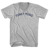Funky Music Adult Cotton V-neck T-shirt by Tribe Lacrosse