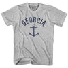 Georgia State Anchor Home Cotton Adult T-shirt by Ultras