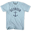 Georgia State Anchor Home Cotton Adult T-shirt by Ultras