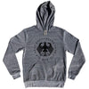 Germany Eagle Deutschland Soccer 4 World Cups Tri-Blend Hoodie by Tribe Lacrosse