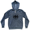 Germany Eagle Deutschland Soccer 4 World Cups Tri-Blend Hoodie by Tribe Lacrosse