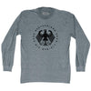 Germany Eagle Deutschland Soccer 4 World Cups Adult Tri-Blend Long Sleeve T-shirt by Tribe Lacrosse