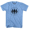 Germany Eagle Deutschland Soccer 4 World Cups Adult Tri-Blend T-shirt by Tribe Lacrosse