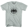 Germany Eagle Deutschland Soccer 4 World Cups Adult Tri-Blend T-shirt by Tribe Lacrosse