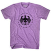 Germany Eagle Deutschland Soccer 4 World Cups Adult Tri-Blend T-shirt by Tribe Lacrosse