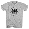 Germany Eagle Deutschland Soccer 4 World Cups Adult Cotton T-shirt by Tribe Lacrosse
