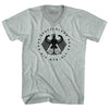 Germany Eagle Deutschland Soccer 4 World Cups Adult Tri-Blend V-neck T-shirt by Tribe Lacrosse