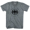 Germany Eagle Deutschland Soccer 4 World Cups Adult Tri-Blend V-neck T-shirt by Tribe Lacrosse
