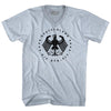 Germany Eagle Deutschland Soccer 4 World Cups Adult Tri-Blend V-neck T-shirt by Tribe Lacrosse