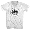 Germany Eagle Deutschland Soccer 4 World Cups Adult Tri-Blend V-neck T-shirt by Tribe Lacrosse