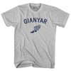 Gianyar Running Track Winged Foot Adult Cotton T-shirt by Tribe Lacrosse