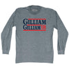 Gilliam Gilliam 08 Election Custom Election Two Names and Year Adult Tri-Blend Long Sleeve T-shirt by Tribe Lacrosse