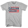 Gilliam Gilliam 08 Election Custom Election Two Names and Year Adult Cotton T-shirt by Tribe Lacrosse