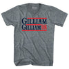 Gilliam Gilliam 08 Election Custom Election Two Names and Year Tri-Blend V-neck Womens Junior Cut T-shirt by Tribe Lacrosse
