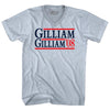 Gilliam Gilliam 08 Election Custom Election Two Names and Year Adult Tri-Blend V-neck T-shirt by Tribe Lacrosse