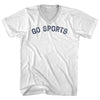Go Sports Adult Cotton V-neck T-shirt by Tribe Lacrosse
