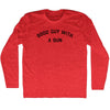 Good Guy With A Gun Adult Tri-Blend Long Sleeve T-shirt by Tribe Lacrosse