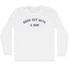Good Guy With A Gun Adult Cotton Long Sleeve T-shirt by Tribe Lacrosse